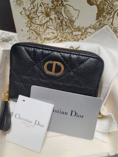 dior saddle bloom card holder|dior caro detachable card holder.